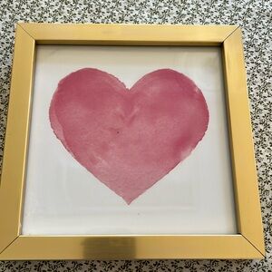 Heart picture with frame